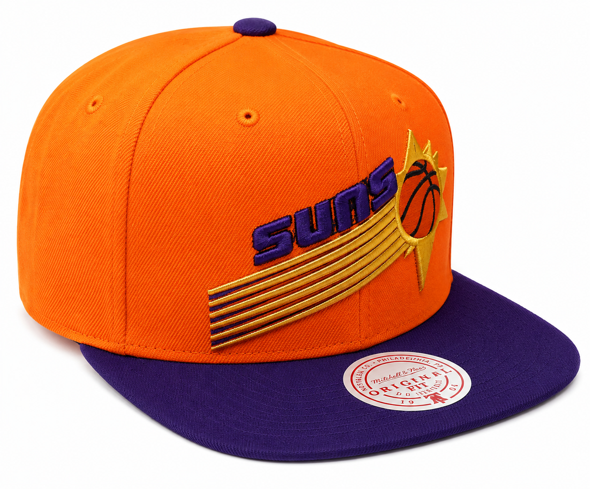 Mitchell & Ness Phoenix Suns NBA 1995 All Star Orange HWC Snapback Hat for Men product image 3, provided for visual