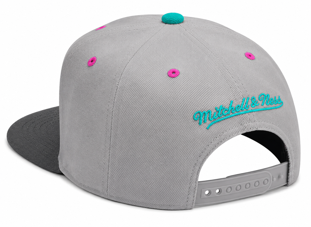 Phoenix Suns Mitchell & Ness Gray Wolf Mags Snapback Hat for Men product image 2, provided for visual reference and product
