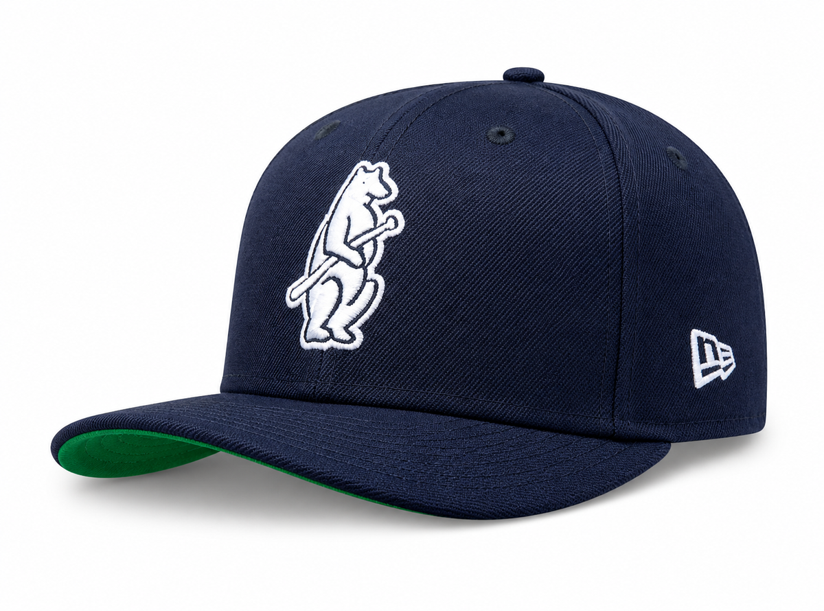 Chicago Cubs Cooperstown Collection Navy Low Crown 59FIFTY Hat for Men product image 1, provided for visual reference and