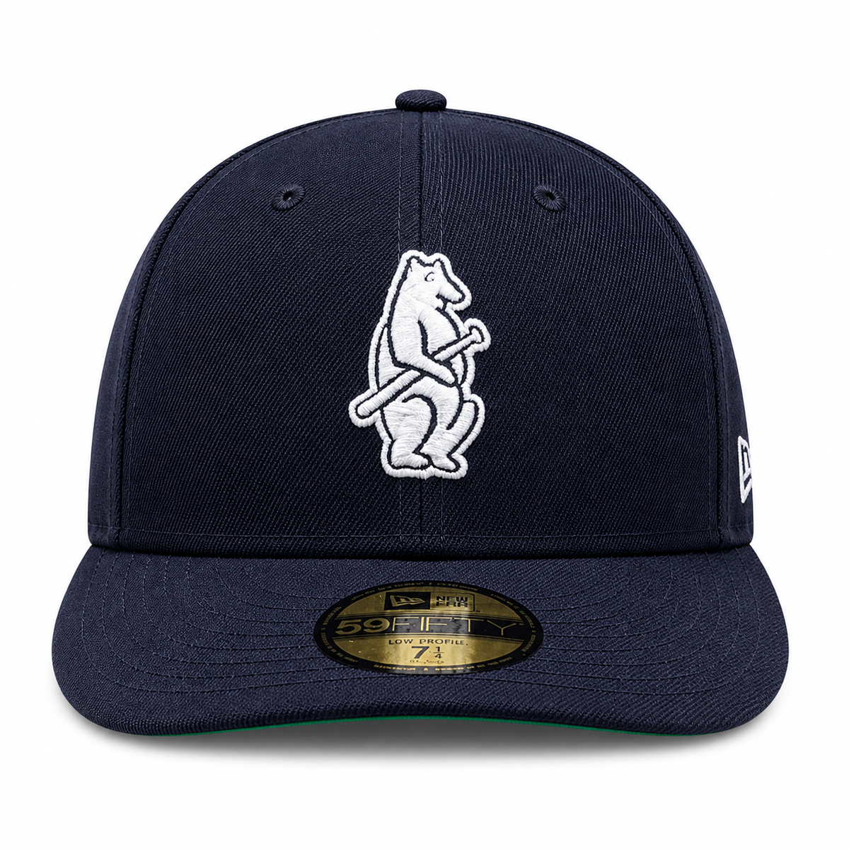 Chicago Cubs Cooperstown Collection Navy Low Crown 59FIFTY Hat for Men product image 2, provided for visual reference and