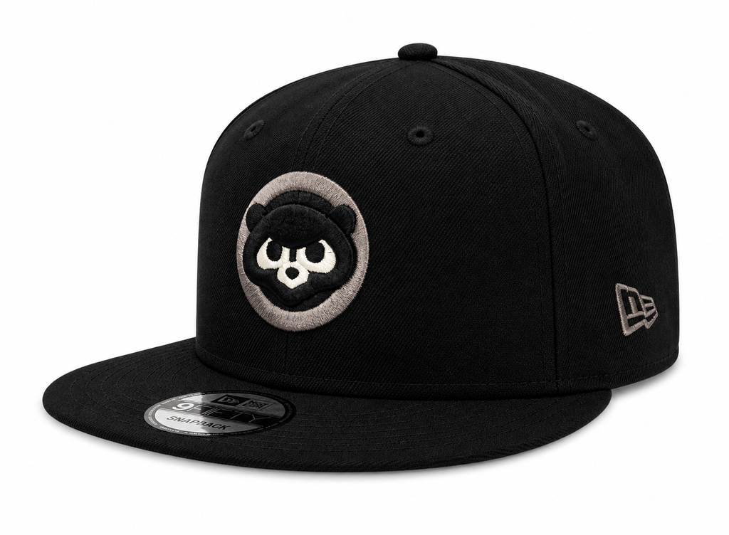 Chicago Cubs 1990 All-Star Game Black/Graphite New Era 9FIFTY Snapback Hat product image 3, provided for visual reference