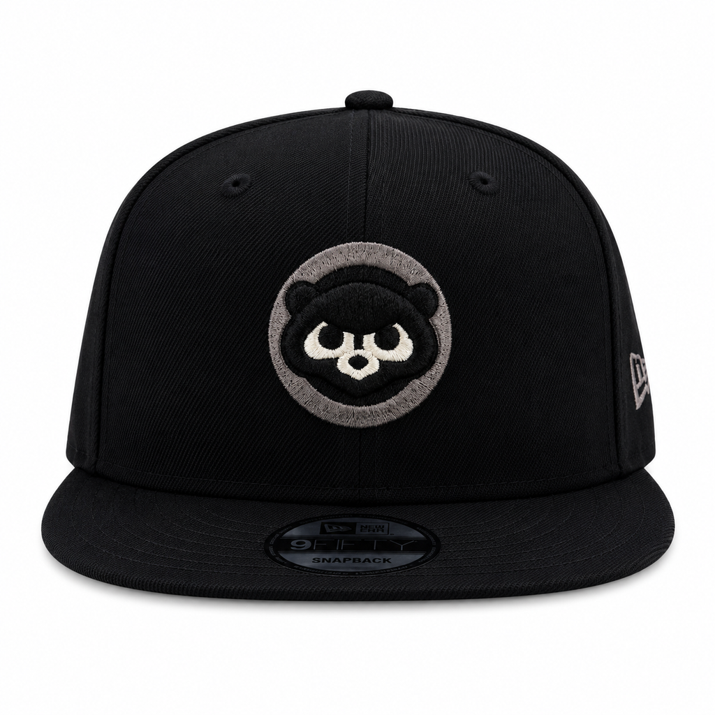 Chicago Cubs 1990 All-Star Game Black/Graphite New Era 9FIFTY Snapback Hat product image 2, provided for visual reference