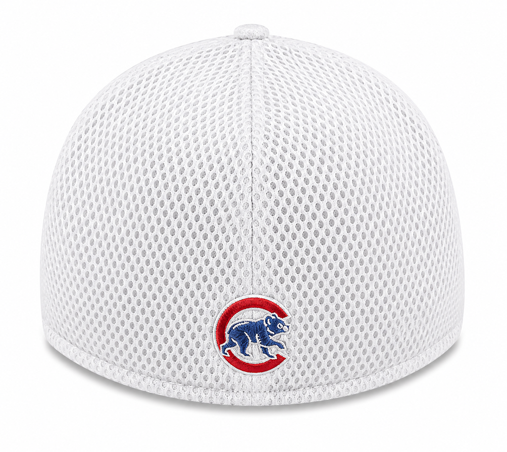 Chicago Cubs Gray Front Neo 39THIRTY Flex Fit Cap By New Era product image 2, provided for visual reference and product
