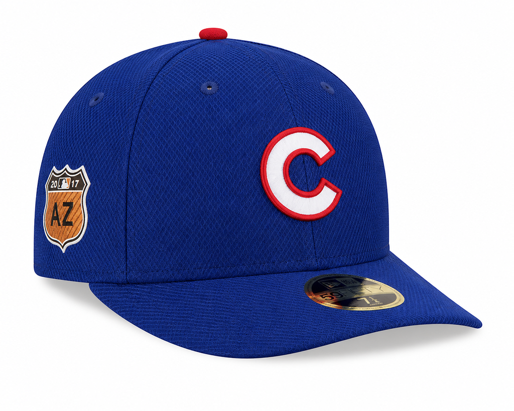 Chicago Cubs New Era Blue Spring Training MLB17 Side Patch Diamond Era Low Profile 59FIFTY Fitted Hat for Men product image