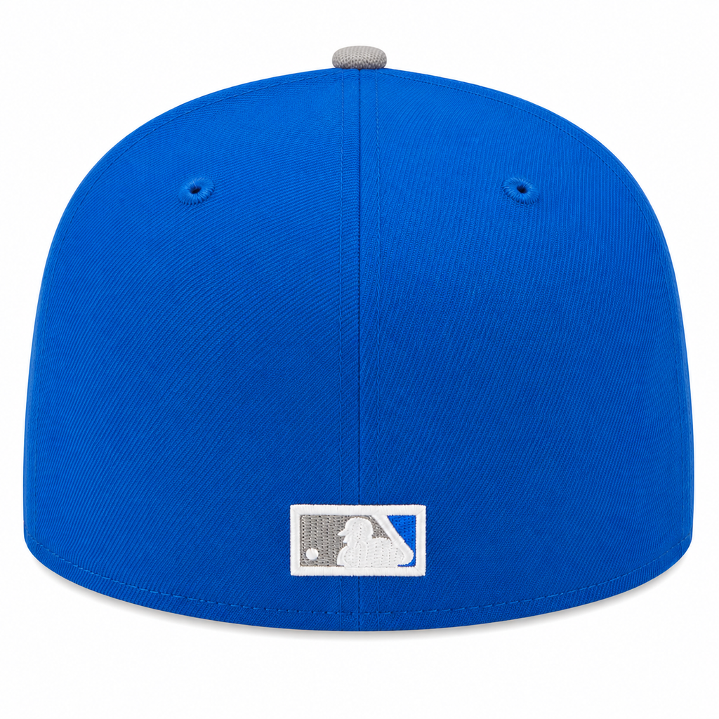 Chicago Cubs New Era 2 Tone Honolulu Blue/Gray Angry Bear 59FIFTY Fitted Hat product image 4, provided for visual reference