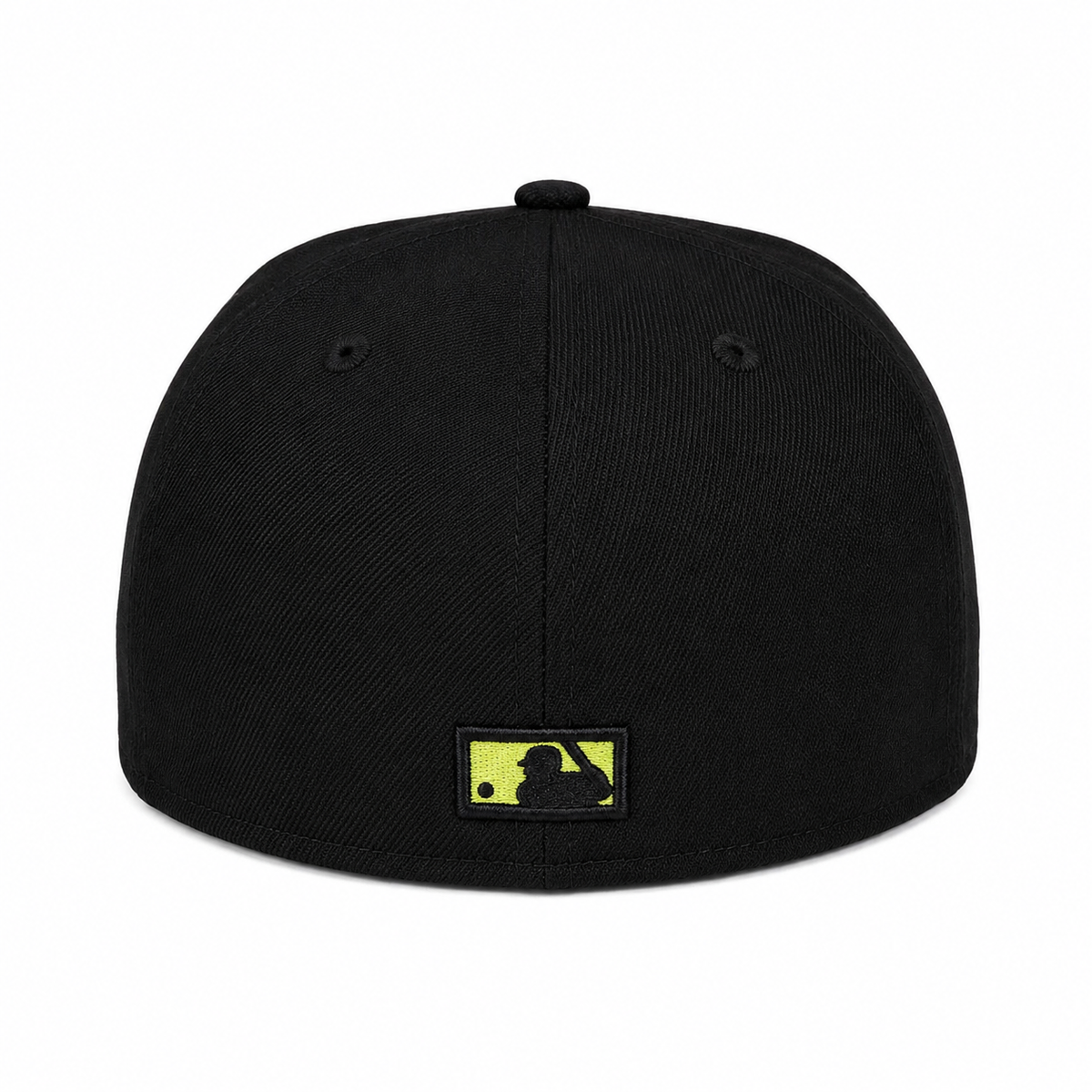 Chicago Cubs New Era Cooperstown Collection Gotham Black & Yellow 59FIFTY Fitted Hat product image 5, provided for visual