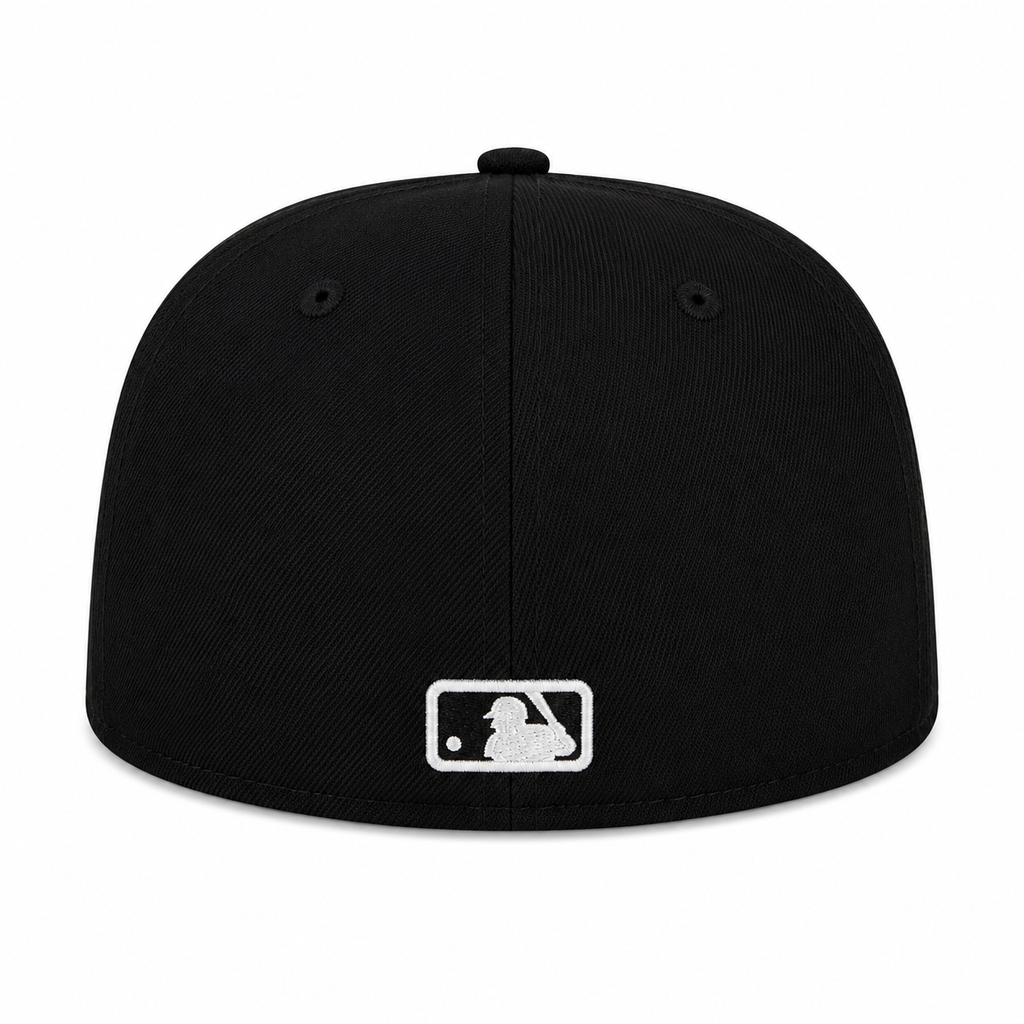 Chicago Cubs New Era 2016 World Series Black 59FIFTY Fitted Hat for Men product image 6, provided for visual reference and