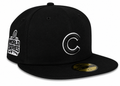 Chicago Cubs New Era 2016 World Series Black 59FIFTY Fitted Hat for Men product image 1, provided for visual reference and