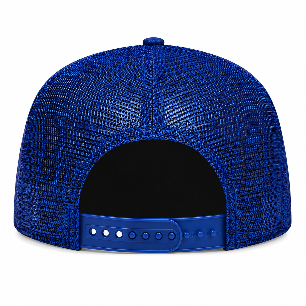 Chicago Cubs New Era Classic Cooperstown Collection Blue 9FIFTY Mesh Trucker Snapback Hat product image 4, provided for