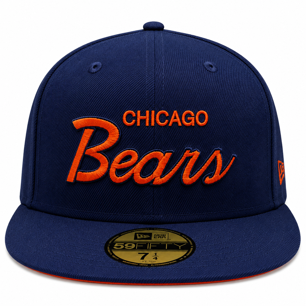 Chicago Bears Super Bowl XX Griswold Navy New Era 59FIFTY Fitted Hat product image 2, provided for visual reference and