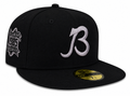 Chicago Bears "B" Logo Black/Graphite 1985 Super Bowl Champions Side Patch New Era 59FIFTY Fitted Hat product image 1,