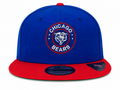 Chicago Bears Tourism Pack 2 Tone Blue/Red New Era 59FIFTY Fitted Hat product image 1, provided for visual reference and