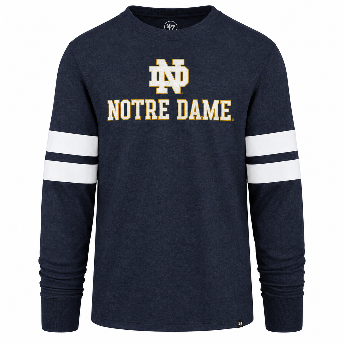 Notre Dame Fighting Irish Club Scramble Long Sleeve T-Shirt By ’47 Brand for Men product image 1, provided for visual