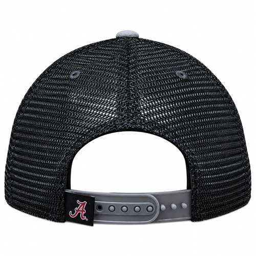 Alabama Crimson Tide Top of the World Gray/Black Trucker Adjustable Snapback Hat product image 2, provided for visual