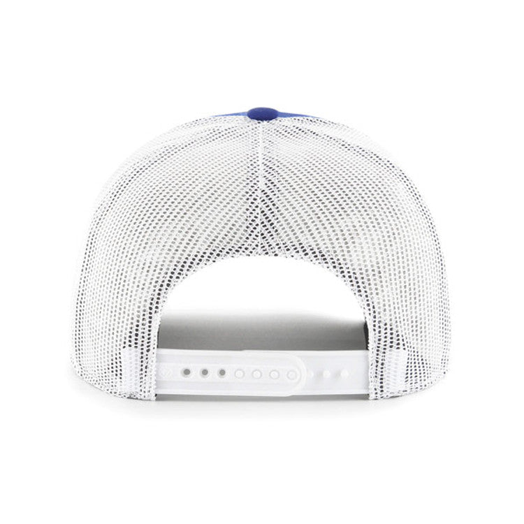Chicago Cubs '47 Dupree Trucker Snapback Hat - Royal/White product image 2, provided for visual reference and product detail