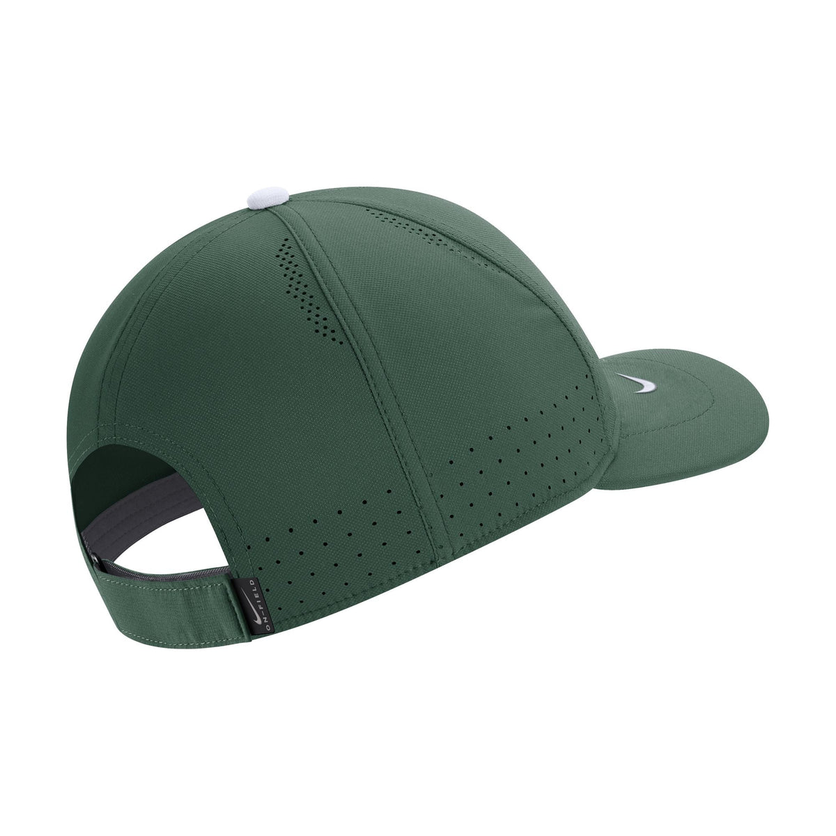 Nike Men Michigan State Spartans Green AeroBill Swoosh Adjustable Classic 99 Football Sideline Hat product image 2, provided