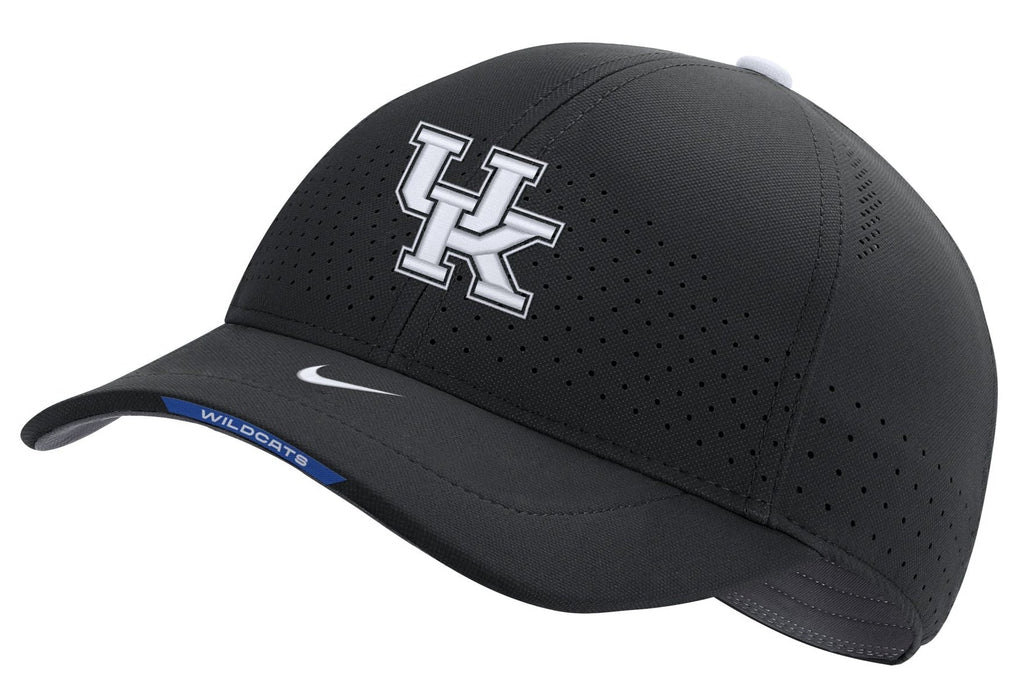 Kentucky Wildcats Black Authentic Team Issue Aerobill Flex Hat for Men product image 1, provided for visual reference and