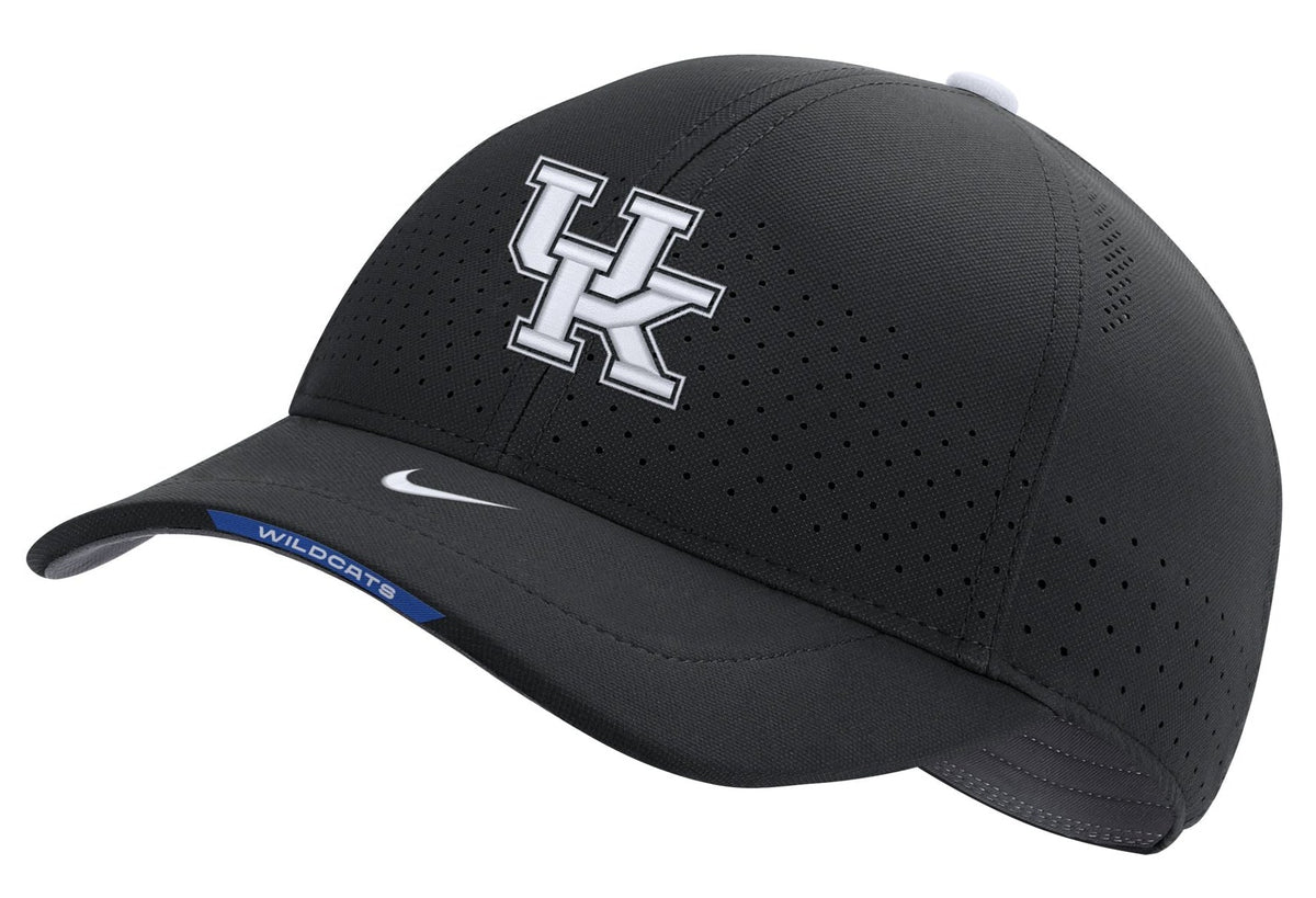 Kentucky Wildcats Black Authentic Team Issue Aerobill Flex Hat for Men product image 1, provided for visual reference and