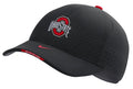 Ohio State Buckeyes Black Authentic Team Issue Aerobill Flex Hat for Men product image 1, provided for visual reference and