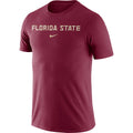 Florida State Seminoles Nike Essential Wordmark T-Shirt – Maroon product image 1, provided for visual reference and product