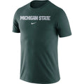 Michigan State Spartans Nike Essential Wordmark T-Shirt – Green for Men product image 1, provided for visual reference and