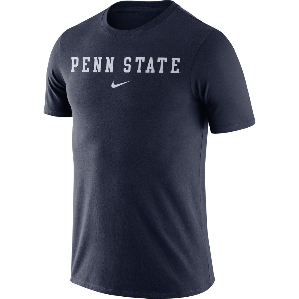 Penn State Nittany Lions Nike Essential Wordmark T-Shirt – Navy for Men product image 1, provided for visual reference and