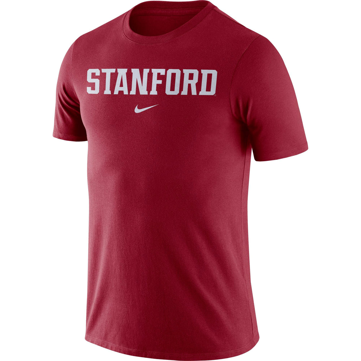 Stanford Cardinal Nike Essential Wordmark T-Shirt – Maroon for Men product image 1, provided for visual reference and