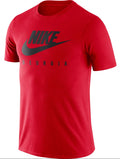 Georgia Bulldogs Red Nike College T-Shirt for Men product image 1, provided for visual reference and product detail review