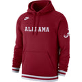 Mens Nike Alabama Crimson Tide Retro Fleece Crimson Hoodie product image 1, provided for visual reference and product detail