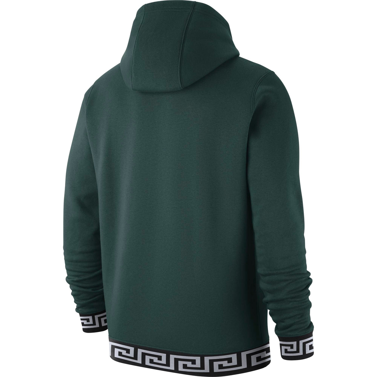 Michigan State Spartans Green Retro Fleece Hoodie for Men product image 2, provided for visual reference and product detail