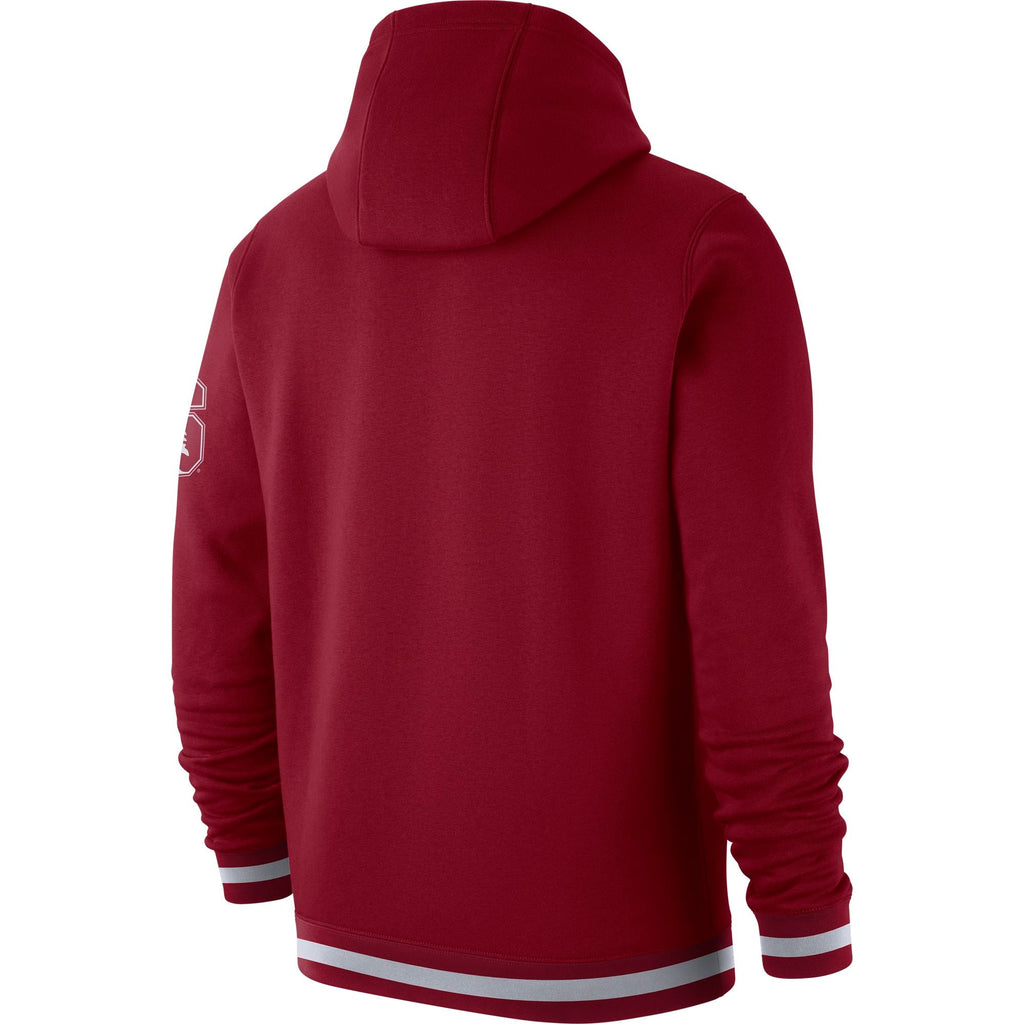 Stanford Cardinal Retro Fleece Hoodie for Men product image 2, provided for visual reference and product detail review