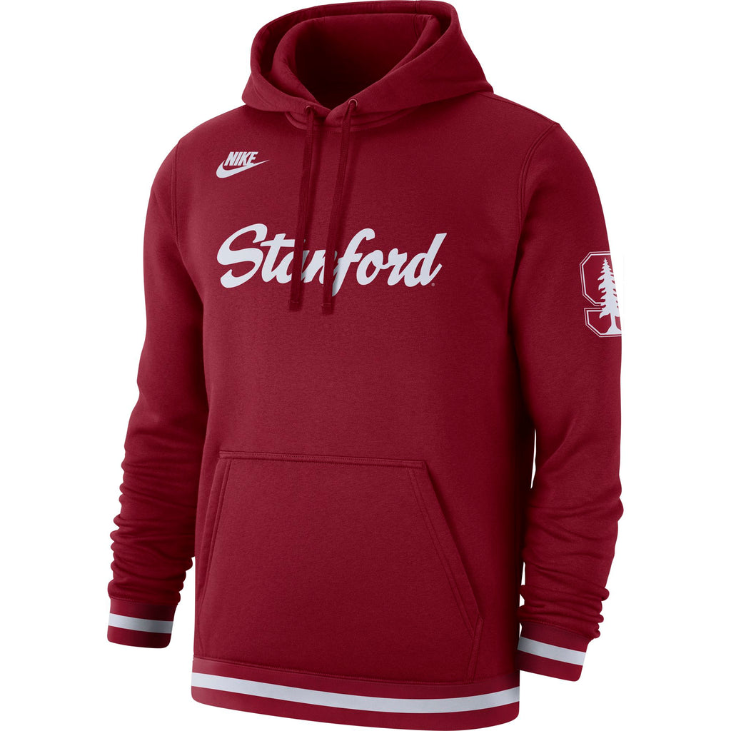 Stanford Cardinal Retro Fleece Hoodie for Men product image 1, provided for visual reference and product detail review