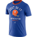 Florida Gators Football Royal Blue Vault Helmet Logo T-Shirt By Nike for Men product image 1, provided for visual reference