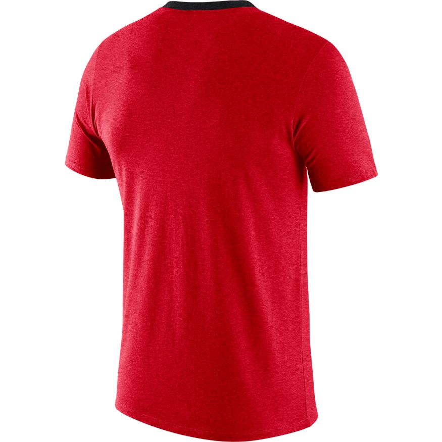 Georgia Bulldogs Football Red Vault Helmet Logo T-Shirt By Nike for Men product image 2, provided for visual reference and