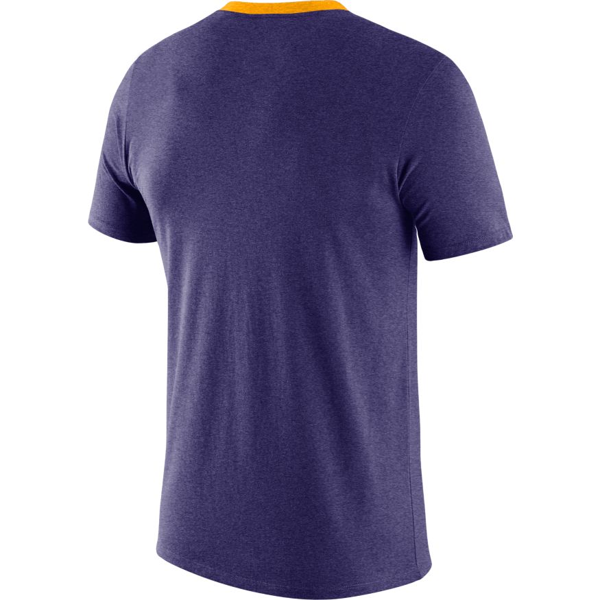 LSU Tigers Football Purple Vault Helmet Logo T-Shirt By Nike for Men product image 2, provided for visual reference and