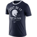 Penn State Nittany Lions Football Navy Vault Helmet Logo T-Shirt By Nike for Men product image 1, provided for visual