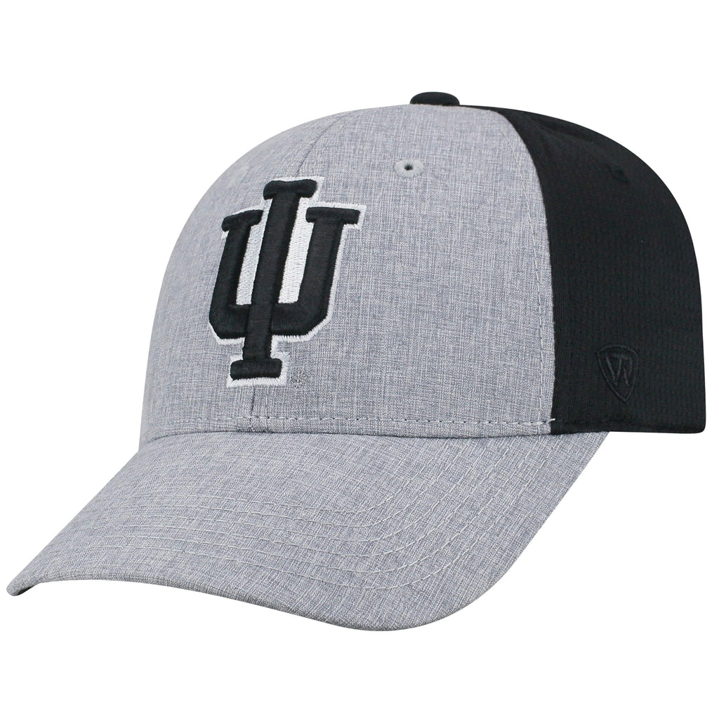 Mens Indiana Hoosiers Fabooia One Fit Flex Fit Hat By Top Of The World product image 1, provided for visual reference and