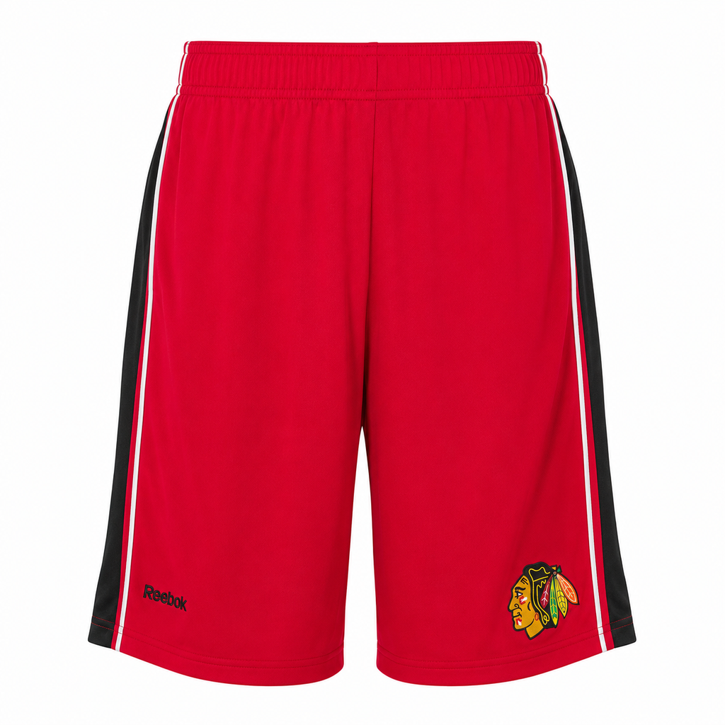 Youth Chicago Blackhawks Rookie Shorts By Reebok product image 1, provided for visual reference and product detail review