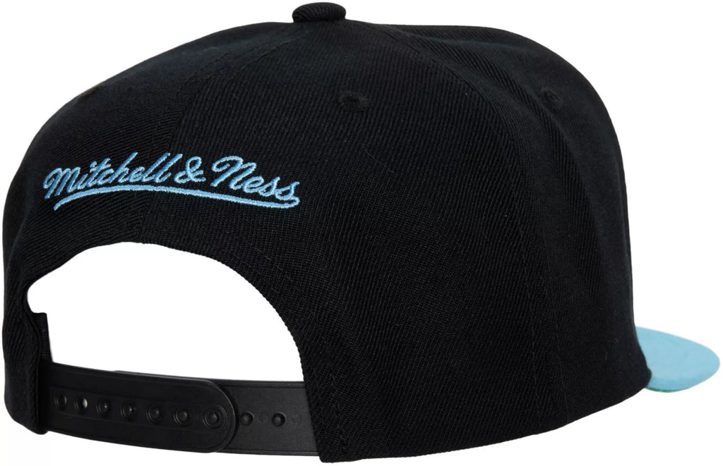 Los Angeles Lakers HWC Team Script 2.0 Mitchell & Ness Snapback Hat product image 2, provided for visual reference and