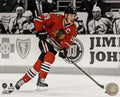 Jonathan Toews Chicago Blackhawks NHL Black & White/Color Action Photo (Size: 8" x 10") product image 1, provided for visual