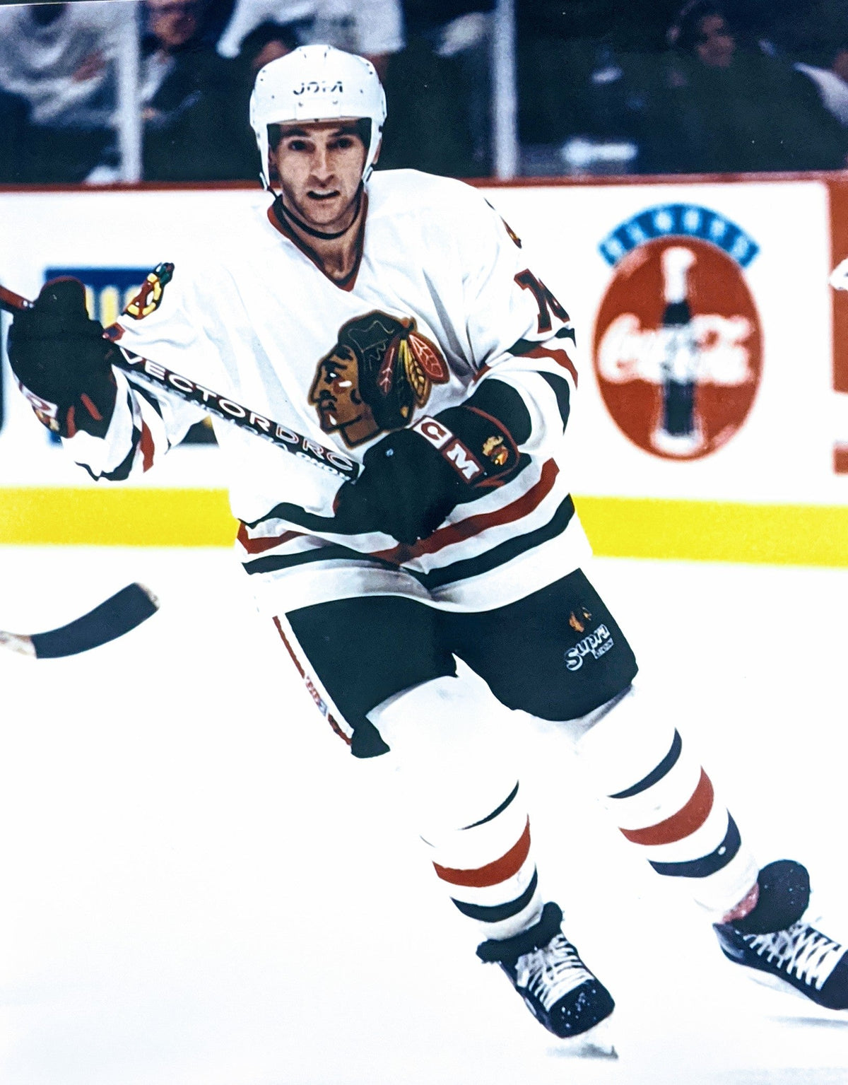 Denis Savard Chicago Blackhawks NHL Action Photo (Size: 8" x 10") product image 1, provided for visual reference and product