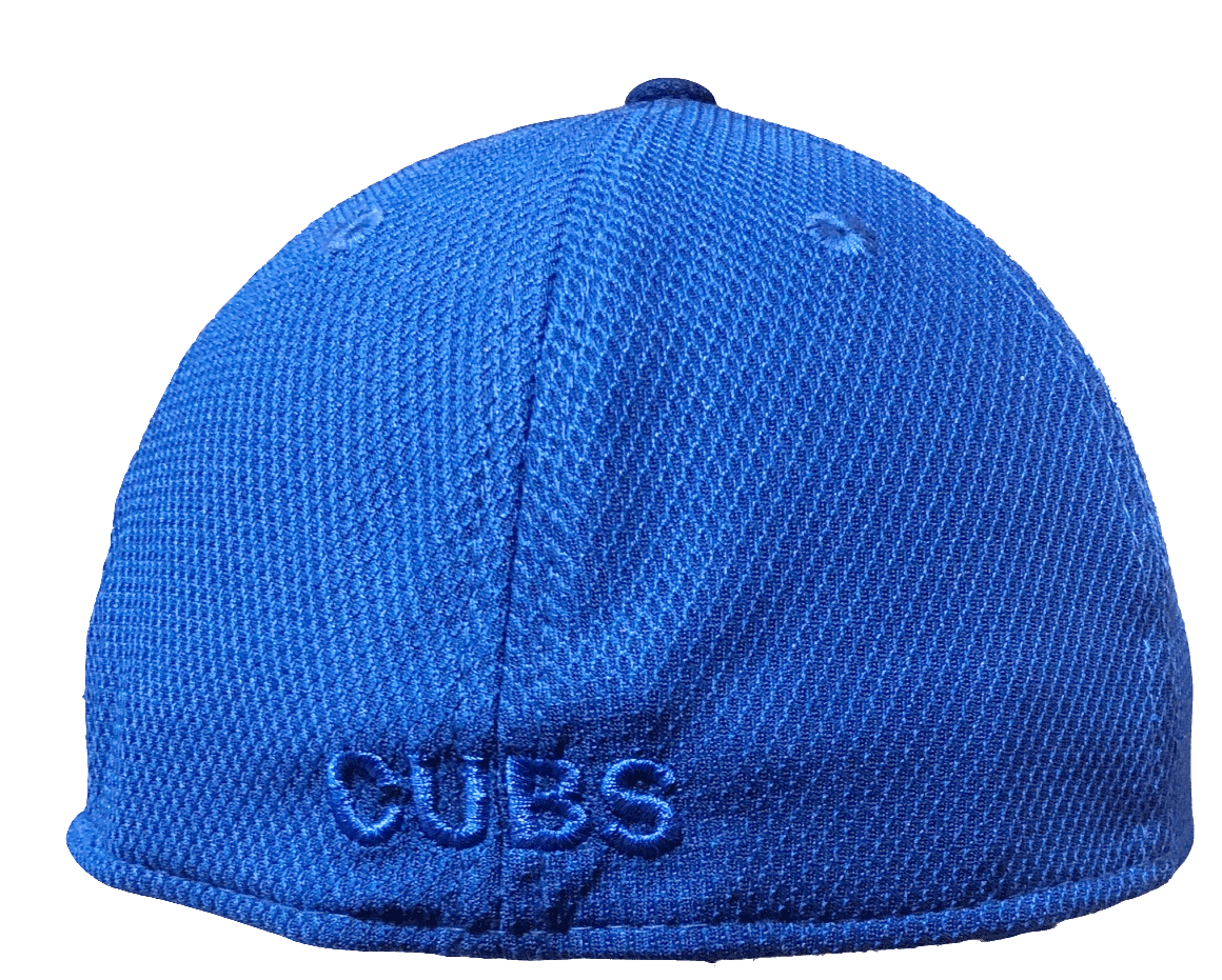Chicago Cubs Blue Tone Tech 39THIRTY Flex Fit Hat By New Era for Men product image 2, provided for visual reference and
