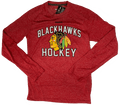 Reebok Chicago Blackhawks NHL Red Open Net Adult Long Sleeve Shirt product image 1, provided for visual reference and