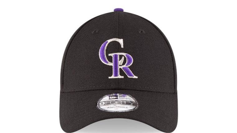 Colorado Rockies Black 9FORTY Adjustable League Cap by New Era product image 2, provided for visual reference and product