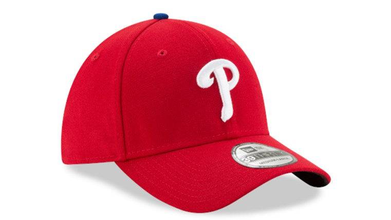 Mens MLB New Era Philadelphia Phillies Team Classic 39THIRTY Flex Fit Hat product image 3, provided for visual reference and