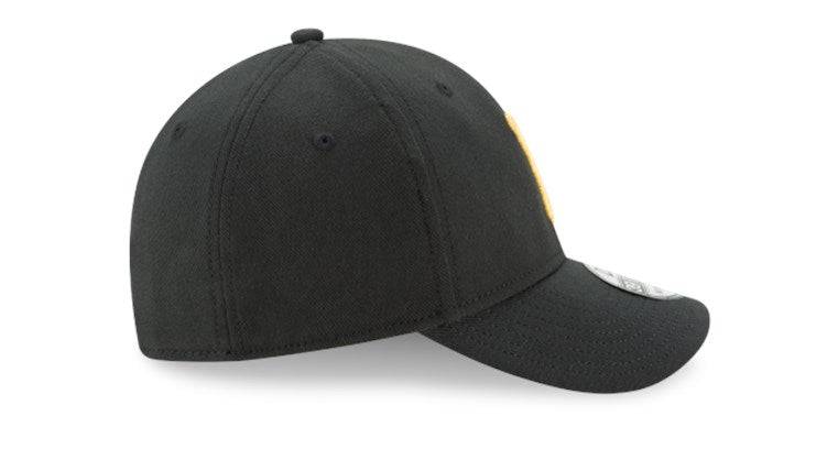 Pittsburgh Pirates New Era 39Thirty Black Team Classic Flex Hat product image 5, provided for visual reference and product