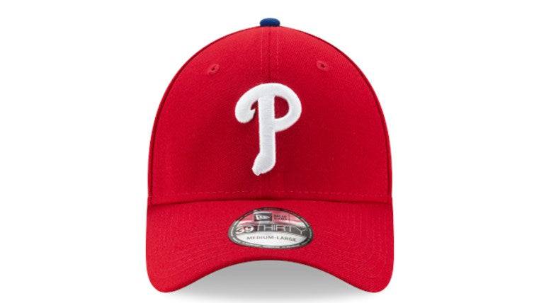 Mens MLB New Era Philadelphia Phillies Team Classic 39THIRTY Flex Fit Hat product image 2, provided for visual reference and