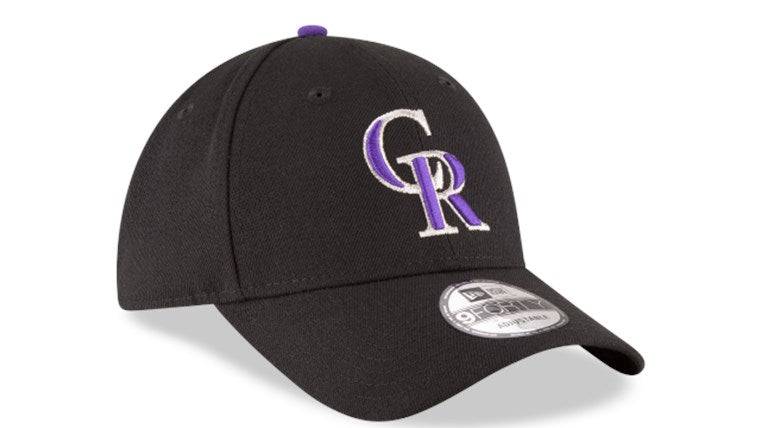 Colorado Rockies Black 9FORTY Adjustable League Cap by New Era product image 3, provided for visual reference and product