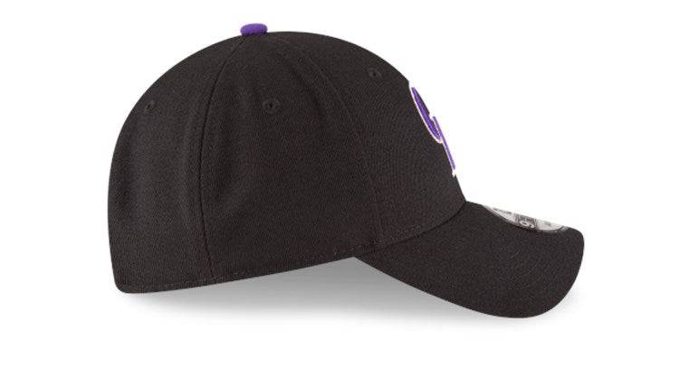 Colorado Rockies Black 9FORTY Adjustable League Cap by New Era product image 5, provided for visual reference and product