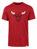 Mens Chicago Bulls Rescue Red Scrum T-Shirt By 47 Brand product image 1, provided for visual reference and product detail